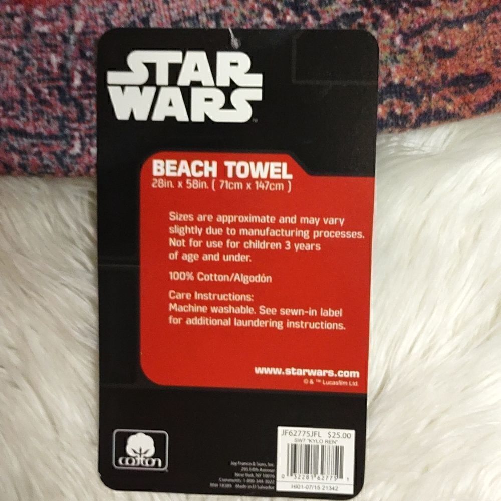 Star Wars "The Force Awakens" Beach Towel - Picture 3 of 4